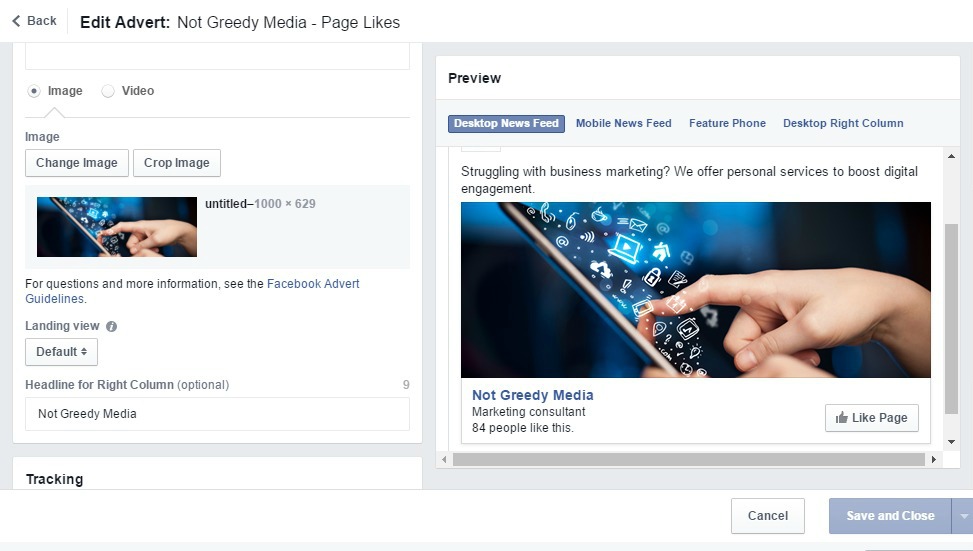 Use Facebook ads to increase your business audience